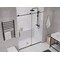 Anzzi Madam Series 76-in. x 60-in. Frameless Sliding Shower Door in Matte Black and Brushed Gold SD-AZ13-02MBBG - alternate 8